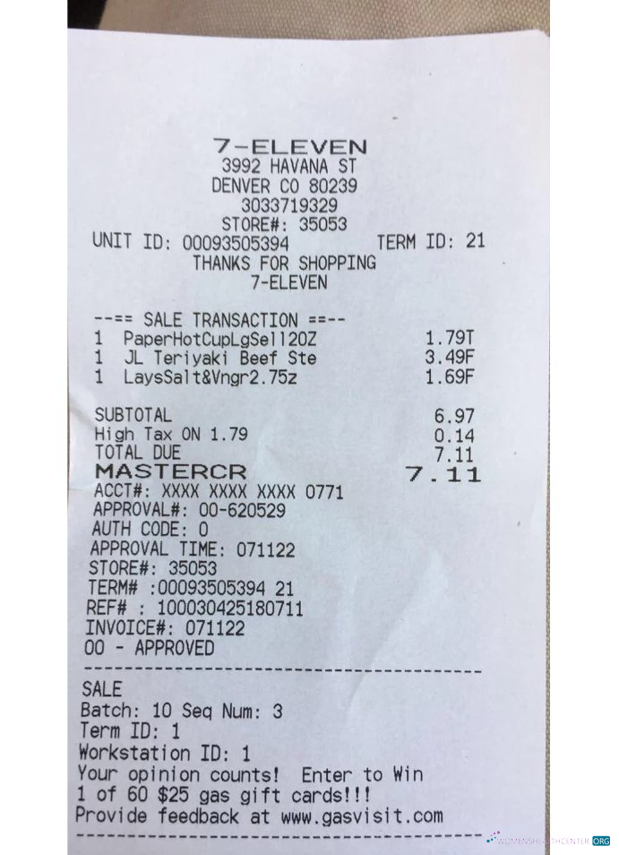 Download 7 eleven store payment check Photoshop template